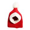 Christmas Dog Hat Xmas Cat Headwear Outfit Winter Costume Warm for Home Playing Fun