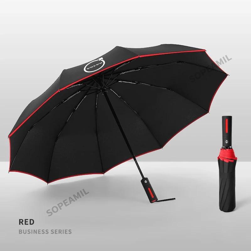 

Volvo XC40 XC60 XC70 XC90 V40 V50 V60 C30 C70 S40 S60 V70 V90 S80 S90 Car Umbrella Automatic Folding UV Sun Protection Sunshade