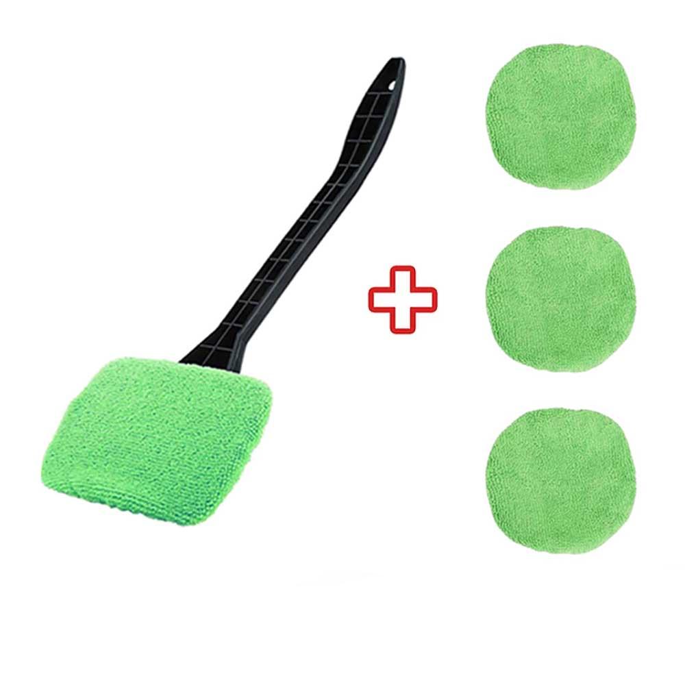 

Набор щеток для мытья окон автомобиля, инструмент для мытья лобового стекла со складной ручкой, автомобильный стеклоочиститель, шипучая таблетка для чистки