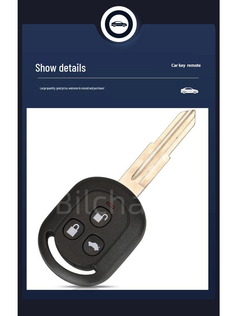3-Button Shell for Older Chevrolet Buick Remote Key