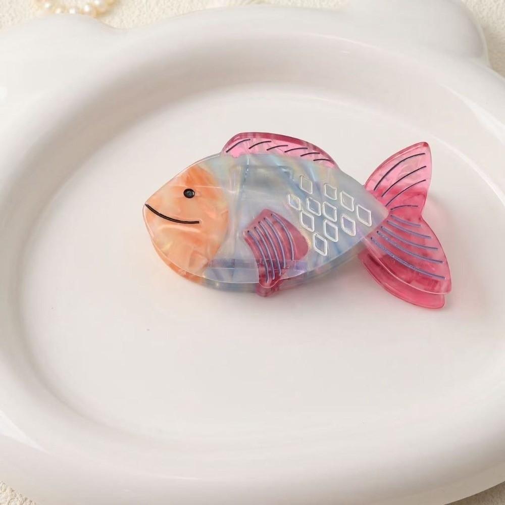 Cartoon Shark Clip Shark Acetic Acid Hair Claw Personalized Fish Hair Claw  Female