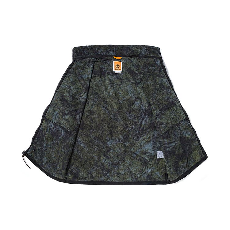 Timberland Outdoor Warm Fleece Jacket Camouflage Print Men Jacket A6KES-DX0