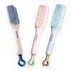 Telescopic Massage Comb Self-Cleaning Anti-Static One-Pull Comb Brush Swivel Portable Clean Retractable Shaping Massage Hairbrush