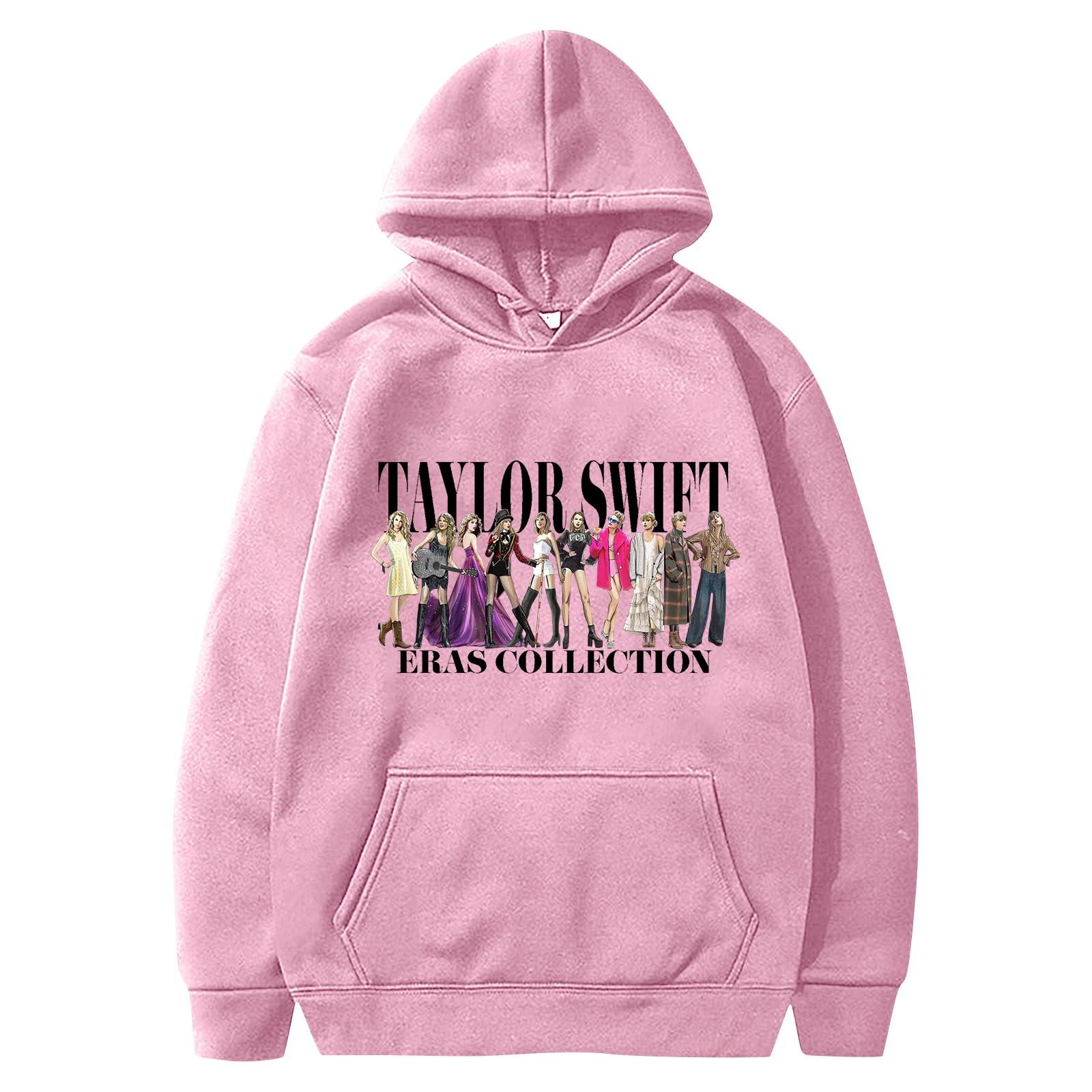 

Жіноча мода Щоденні універсальні повсякденні світшоти з круглим вирізом Щоденні світшоти з довгими рукавами в стилі печворк S рожевий