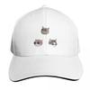 Cool Kitties Stickerpack Baseball Cap Curved Brim Classic Fit Low Profile Unstructured Unisex For Men Women