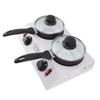 Máquina de derreter chocolate com 2 tanques, temperatura constante, alumínio, antiaderente, manual, máquina de chocolate
