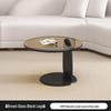 Nordic Minimalist Round Tempered Glass Coffee Table for Living Room - Elegant Light Luxury Italian Style for Small Apartments