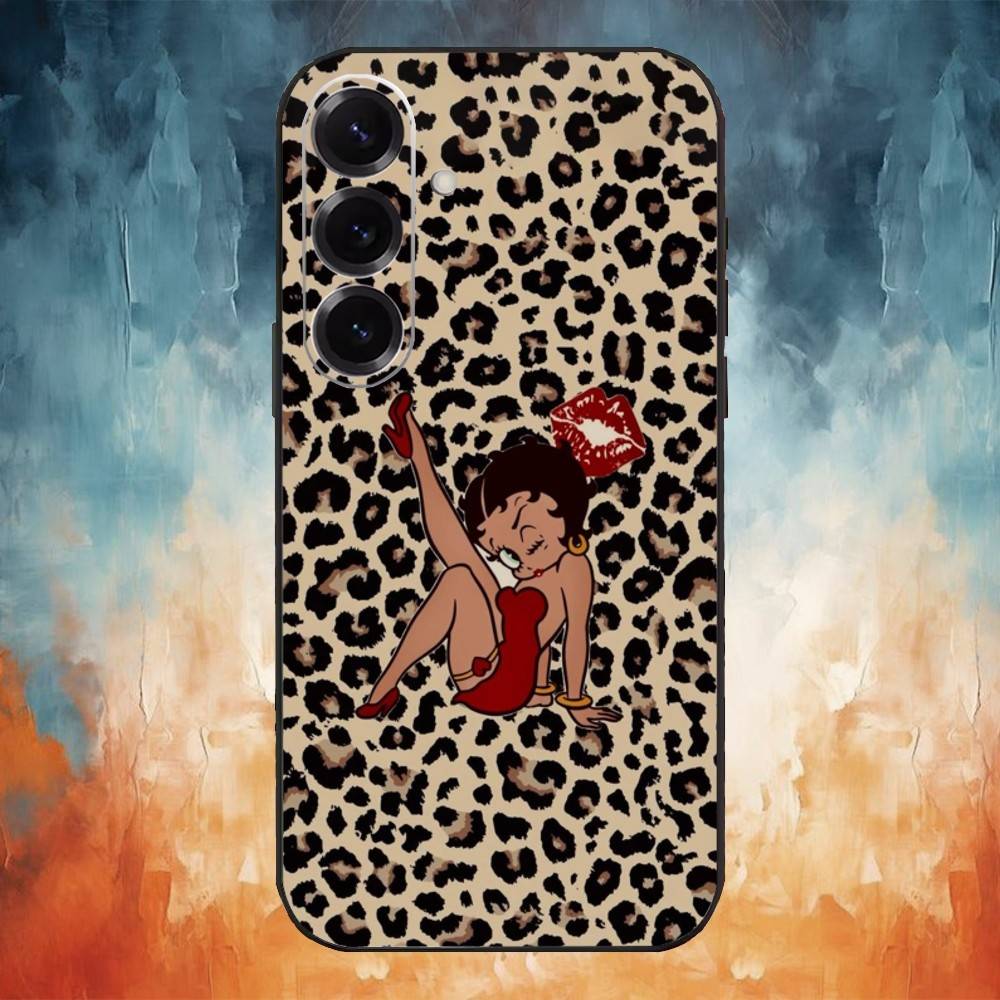 

R-Bettys-Cute-t-Boops Phone Case For Samsung Galaxy A91,80,73,72 ,71,53,52,32 ,31,22,21s,20,Soft Black Case Samsung a71 4g
