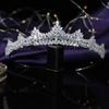 Drop Shipping Cubic Zircon Wedding Tiara Exquisite Bridal Hair Accessories Anniversary Crowns for Women BC5534 Corona Princesa