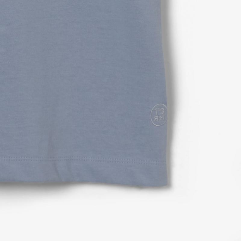 Tbrm CoTTon Crewneck T shirT Sky Blue Tbe2m60000a83