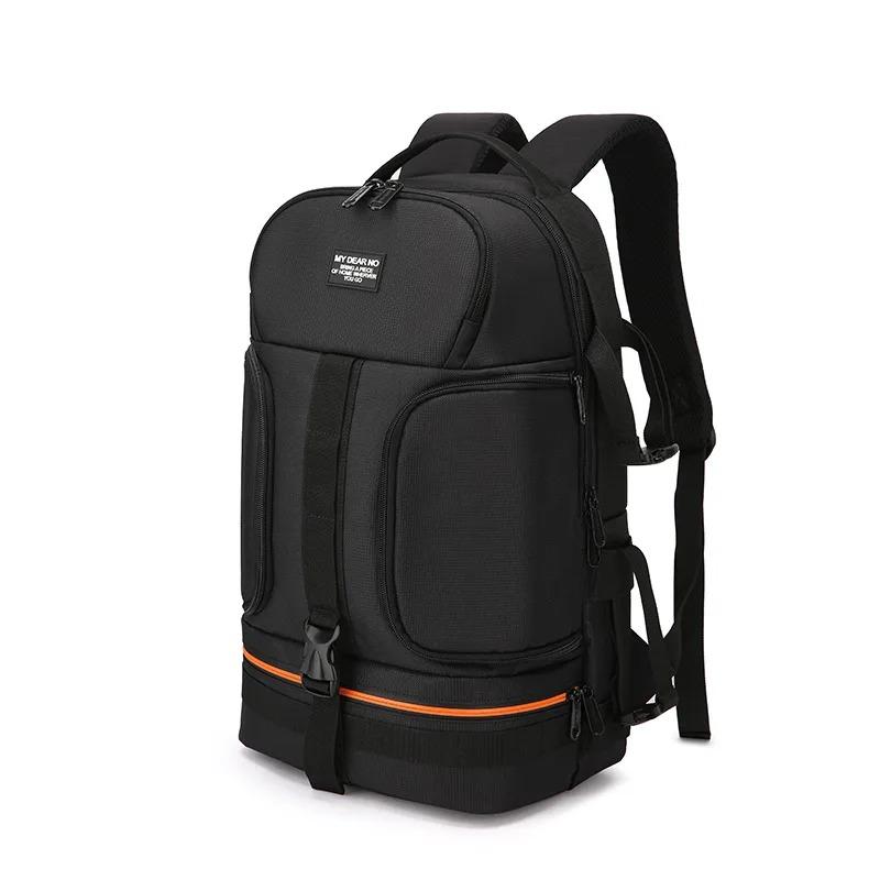 Men‘s Camera Backpack Dslr Waterproof Double Layer Storage With Laptop Compartment Anti-theft Outdoor Photography Bag