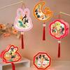 Rabbit Middle Autumn Festival Lantern PVC Ancient Style Handheld Lantern  Craft Toys