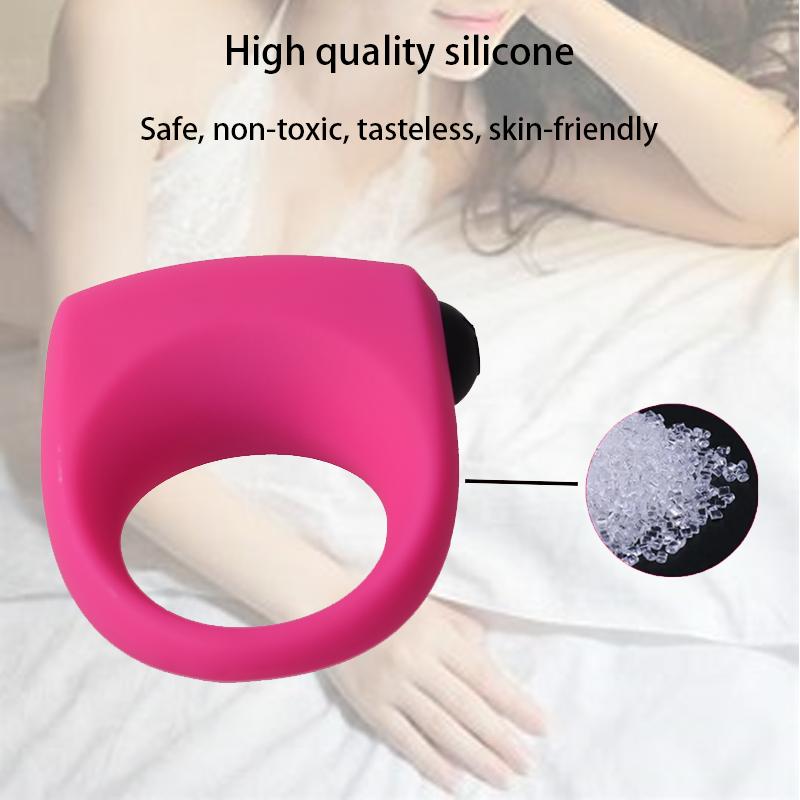 Penis Ring Vibrator Sex Toys for Men Delay Ejaculation Cock Ring Stimulator Bullet Penis Massager Enlargement  Adult Products