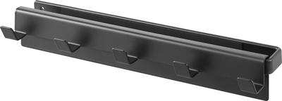 Yamazaki Smart Wall Hanger Set for Color X D6 X X D6 X X D6 X X D6 X W27 (10071), 5-Hook Boxes, Black, W27.5 H4.2cm, W10.5 H4.2cm, W10.5 H4.2cm, W10.5
