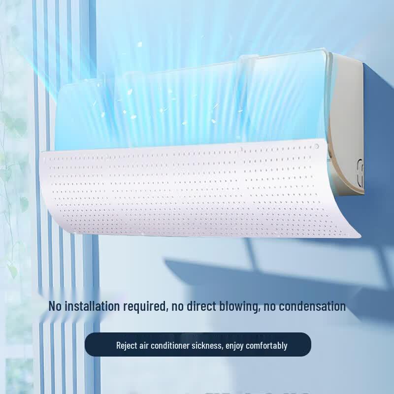 Miaomei Universal No-Drill Adjustable AC Wind Deflector