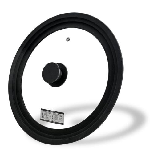 Every U. Silicone Glass Pot Lid, Frying Pan Cover with Steam Vent, Induction and Gas Compatible, PFAS-Free (Compatible with 26cm, 28cm, and 30cm Pots)