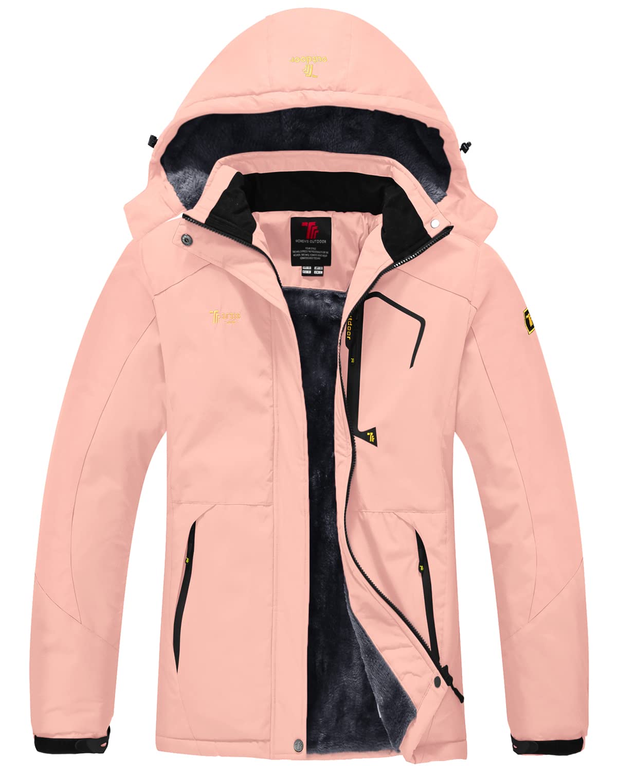 

YSENTO Флисовая куртка для активного отдыха для и Теплая и Съемная Ветрозащитная и Флисовая Подкладка Идеально подходит для Осени и 02 Размер 2XL Женская куртка, Для пеших прогулок, Лыж, Прочего,