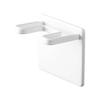 Jitsugyo Magnetic Bathroom Shaver Holder White Approx. W5XD4XH5cm Mist Bathroom Storage Shaver Razor Space Saving 4714