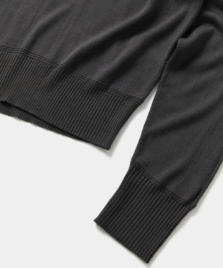 Laikeueomojeu Line V-Neck Knit_Charcoal