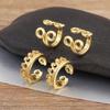 Nidin New Trendy Leaf/Palm Shape Multilayer Female Ear Cuff No Piercings Clip Earrings For Women Personality Jewelry Accessories