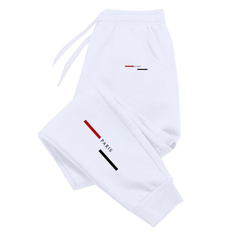 Mens Printed Jogger Sweatpants Warm Casual Loose Fit Sports Trousers