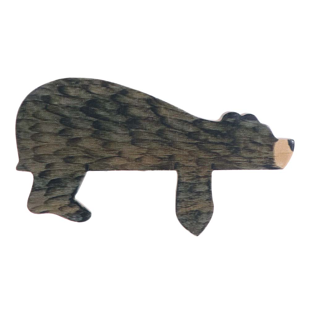 2pcs Gate Top Decoration Wooden Bear Door Frame Funny Modern Door Corner Pendant Cartoon Cute Animal Door Sign Gift