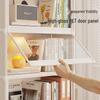 Children's Large Capacity Transparent Floor-standing Bookshelf & Storage Cabinet