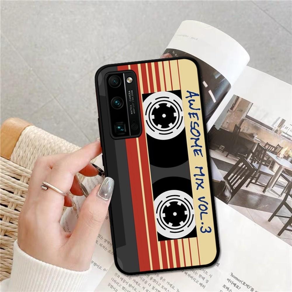 Vintage Cassette Tape Phone Case For Huawei Honor 10 Lite 9 20 7A 9X 30 50 60 70 Pro Plus Soft Silicone Cover