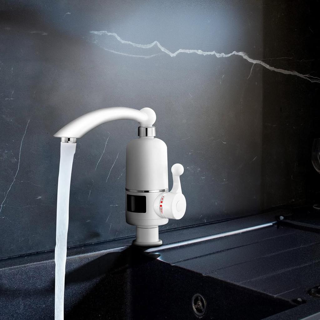 Bc Electric Flow-Through Water Heater Tourist Tap For Kitchen 3000W