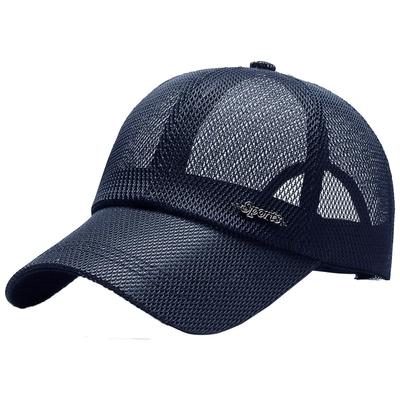White Fang CA786 Solid Mesh Cap for Men and Perfect for Outdoor and Golf (Navy) Women, Activities, Fishing,