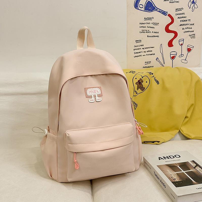 Japanese Temperament Wind Cute Fashion Girl Backpack New Lightweight Leisure Backpack Schoolbag for Junior and Senior High School Students