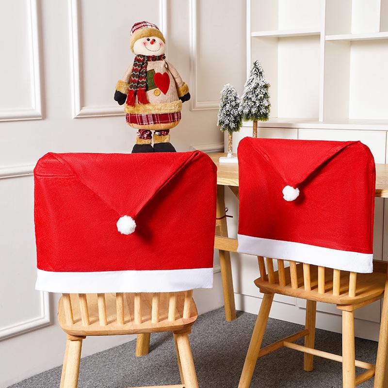 Non-Woven Soft Christmas Chair Covers and Table Decorations