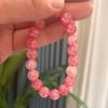 New10mm Glossy Multiple Colors Glass Round Crackle Beads Bracelets for Women Temperament Jewelry Accessories Girlfriend's Gifts