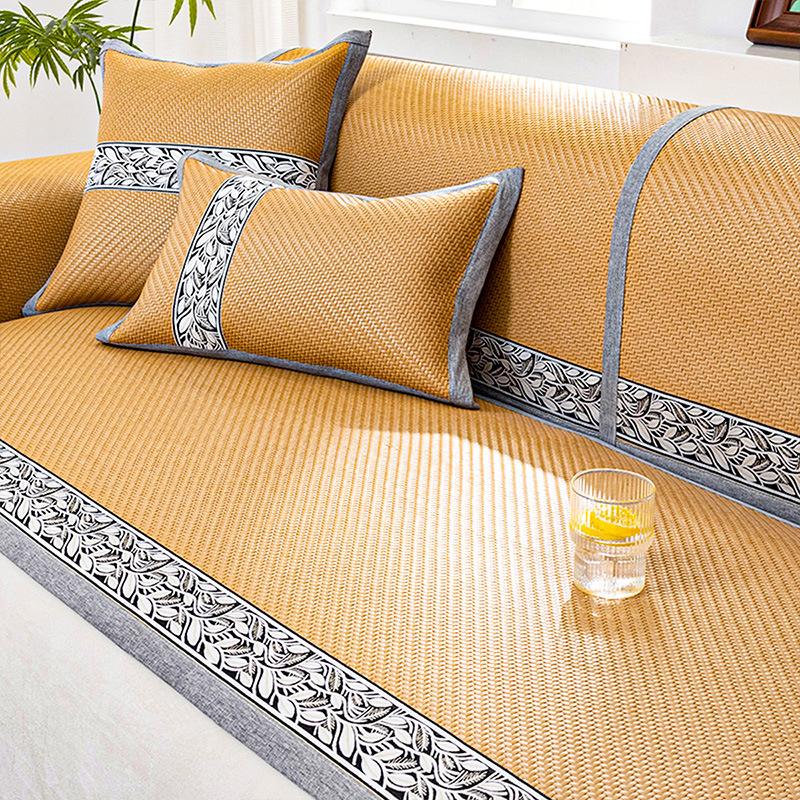Sofa Cushion Summer Non-Slip Rattan Mat Mat Cushion Cold Cushion Sofa Cover Summer  New Sofa Cover