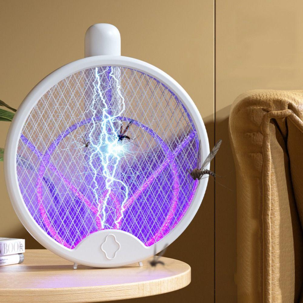 Handheld Electric Mosquito Killler Wall Mounted Anti-mosquito Device Fly Swatter  Bedroom