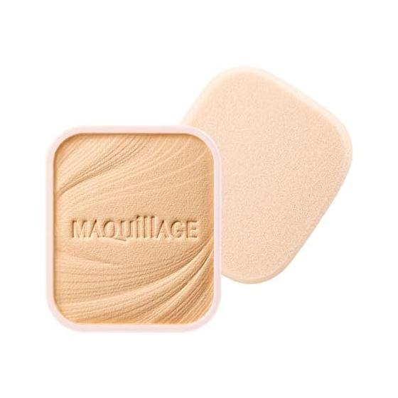 MAQUILLAGE Foundation Dramatic Powder EX Ocher 00 Refill 9.3g SPF25 PA+++ Powder Base Makeup Coverage Gloss Resistant to Falling Pores Unscented