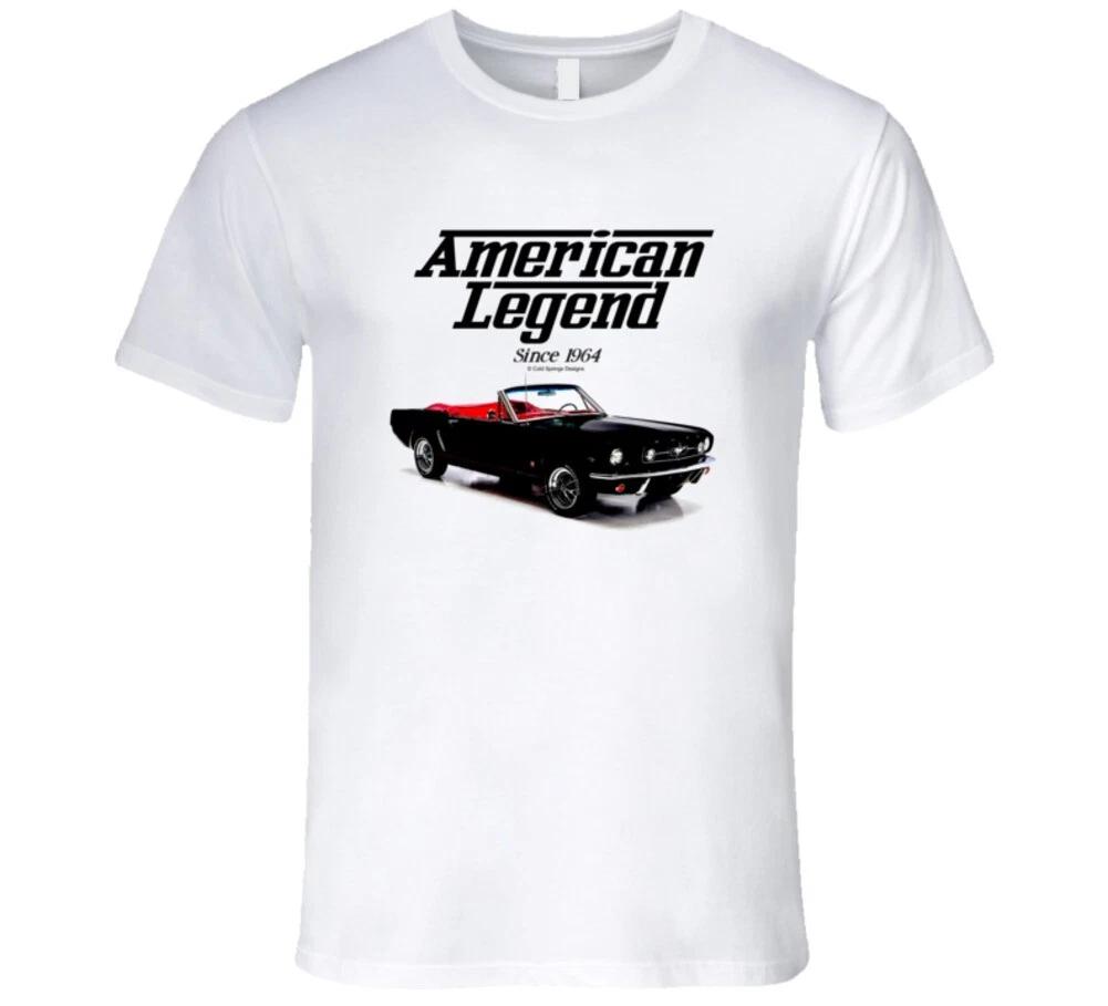 65 Mustang Convertible Black American Legend Since 1964 Premium Gift T Shirt 2XL