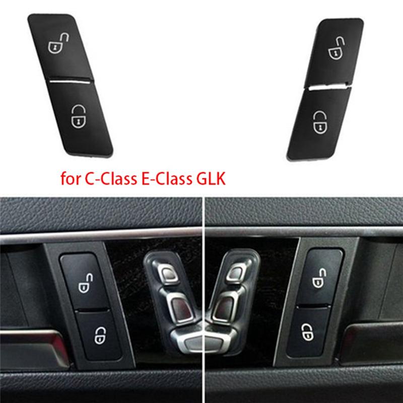 1 Set L&R Car Door Lock Switch Button For  C-Class E-Class GLK W204 W212 W166 W176(4 Pcs)Benz Replacement-A87Q