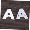 Totority Metallic Alphabet Stickers for Car Slings, Waterproof, No Remains,