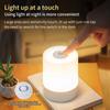 Led Night Lights Touch Bedside Lamp 3-Color Dimmable USB Rechargeable Portable Table Lamps for Bedroom Living Room Office Desk