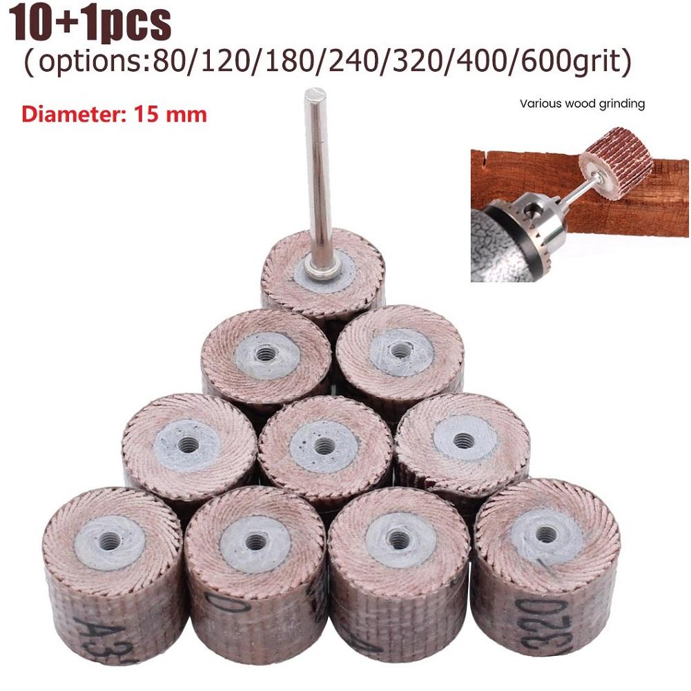 Rotary Grinding Wheel For Pedicure For Woodworking Grinding Sanding Sandpaper Tools Wheel 80-600 Grit Abrasive