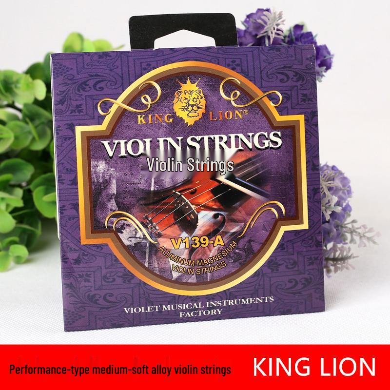 Набор струн для скрипки Kinglion V139 Средне-мягкий сплав 139