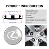 4pcs Car Wheel Center Hub Caps Sticker Auto Emblem Wheel Center Cap For Lexus RX350 IS250 IS200 GS300 LX570 RC350 UX250h ES350 AEI1