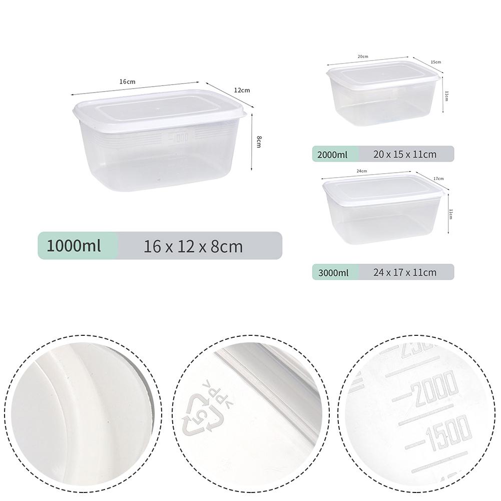 Organization Storage Box PP+PE Transparent 20*15*9cm