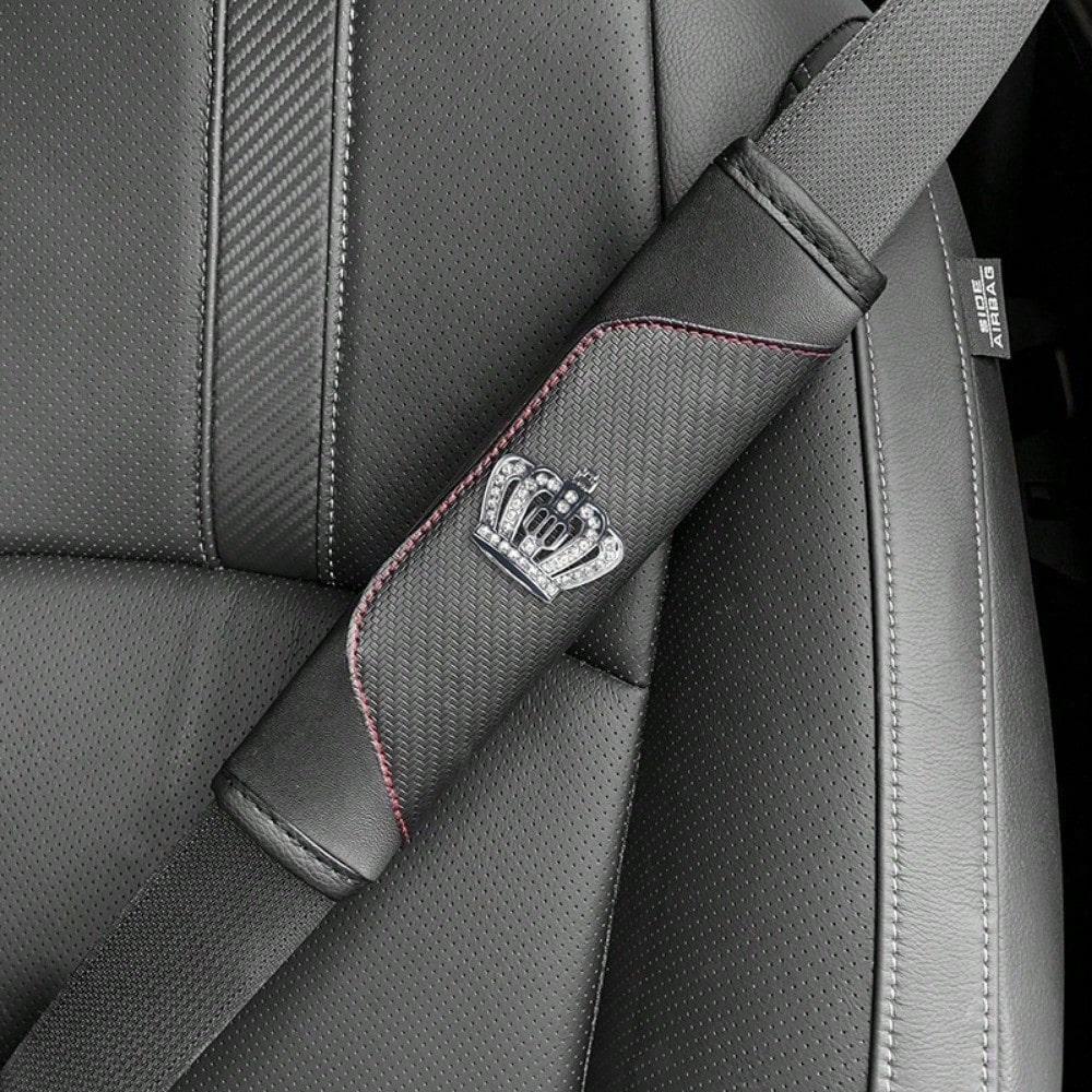 Cross-Border E-Commerce Car Carbon Fiber Leather Car Shoulder Cover Crown Shoulder Cover