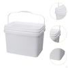 10L Rectangular Bucket ,All Purpose Pail Storage Box ,Food Container with Handle Cover for