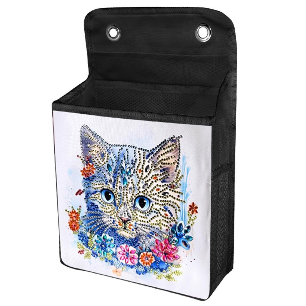 Diamond Painting Storage Bag Cat Sundries Holder Bag Rhinestone Diamond Painting Bag Diamond Art Organizer Box for Home Storage