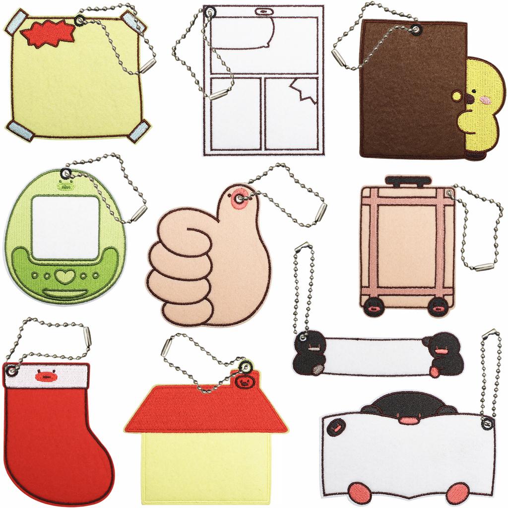 Like Thumb Pendant Cloth Sticker Decoration Red House Diy Luggage Tag Production Felt Chassis Ins Brand Bag Pendant