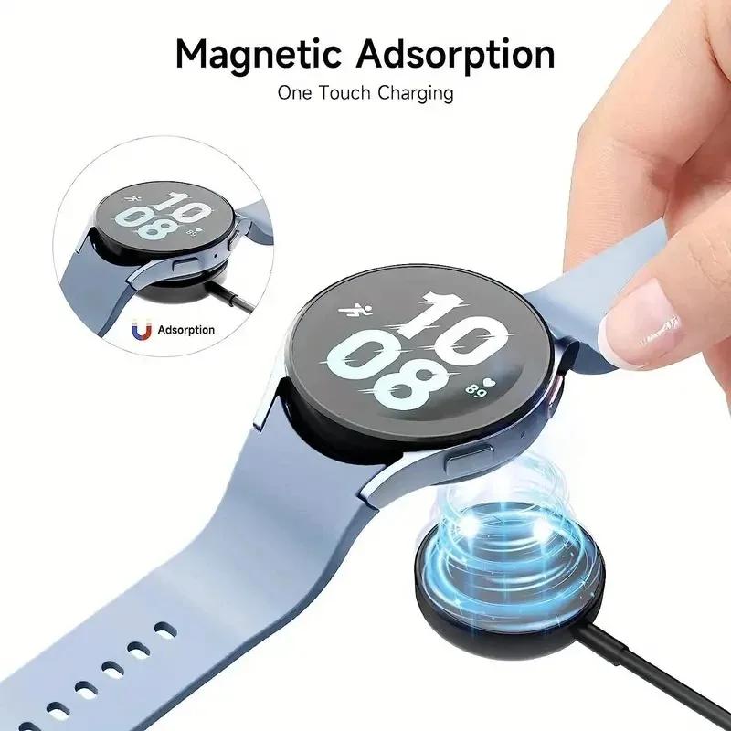 Watch Charger For Samsung Galaxy Watch 3 4 5 6 7 8 Pro Active 2 Portable Wireless Type C PD Cable Fast Charger Dock Statio