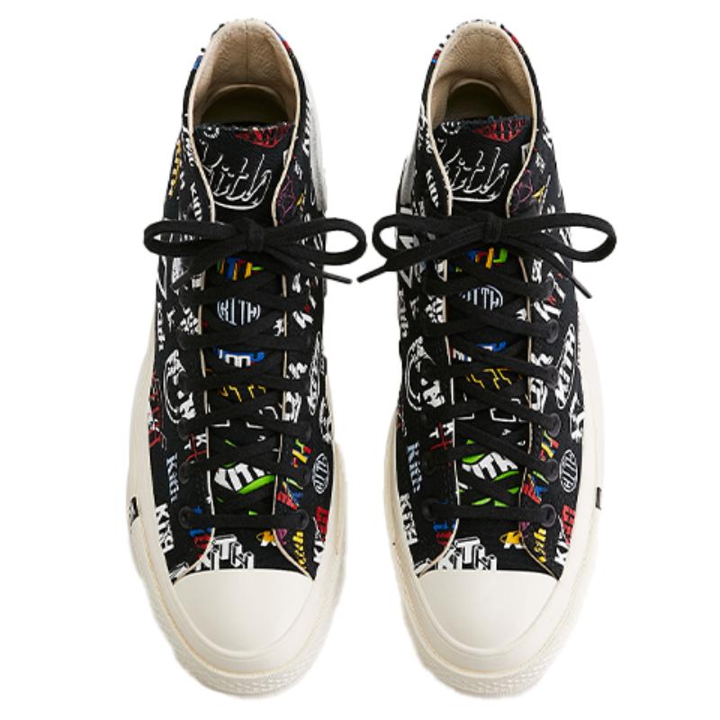 KITH x Converse Chuck Taylor All Star Anni '70 Comode e Versatili High Top Espadrillas Unisex Nero